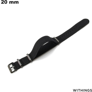 Bracciale orologio connesso Nero Nylon Withings 20mm di qualità