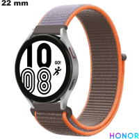 Grau Smartwatch-Armband aus Stoff 22mm Honor / Einfache Montage
