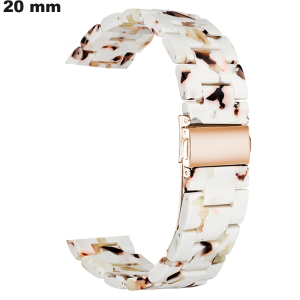 Bracelete de Relógio Multicolorido 20mm Resina ● Frete Grátis