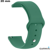 Verkauf Smartwatch-Armband 20 mm Garmin Grün Gummi
