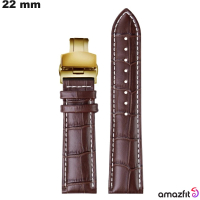 Bracelete Amazfit Marrom relógio inteligente elegância barata