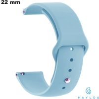 Bracciale Blu Haylou per orologio Silicone 22 mm  ●  Spedizione Offerta da 20€