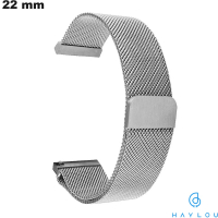 Verkauf von Edelstahl-Smartwatch-Armbändern in Silber - Haylou