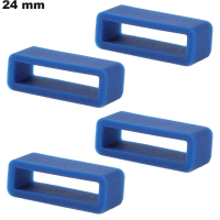 4 Loops 24 mm Bleu  bracelet Silicone | Envoi en 24h