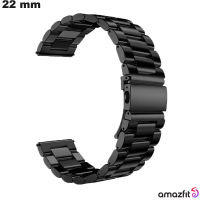 Armband Oyster Amazfit 22 mm Smartwatch Schwarz: Kostenlose Lieferung