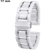 Armband 17 mm Uhr Weiß Keramik \ Bester Preis