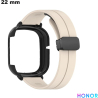 Armband Beige für 22 mm Honor Uhr Silikon - Versand in 24h