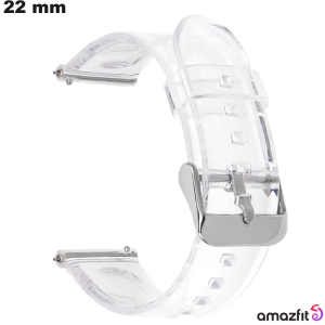 Comprar Pulsera de Plástico Amazfit de 22 mm para reloj Transparente Comprar Pulsera de Plástico Amazfit de 22 mm para reloj Transparente