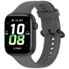 Bracelet pour montre 28mm Silicone Gris Honor (Watch 5) de qualité