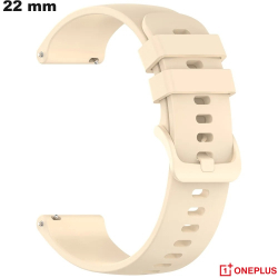 Braccialetto smartwatch Caoutchouc OnePlus 22 mm Beige