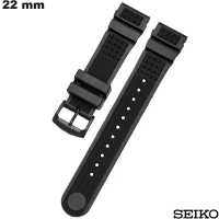 Vente de Bracelet de 22 mm para reloj Seiko de Silicona Negra (SSK033, SSB413)