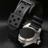 Verkauf Armband 22mm Uhr Seiko Silikon Schwarz (SSK033, SSB413)