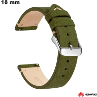Armband kaufen Watch Green 18mm Echtes Leder Huawei edel