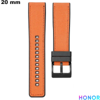Armband Orange Silikon 20 mm Honor originales Uhrenqualität