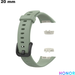 Bracelet Vert Caoutchouc de smartwatch Honor 20mm