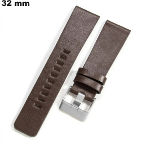 Verkauf Armband 32mm Echtes Leder Braun für Uhr Verkauf Armband 32mm Echtes Leder Braun für Uhr