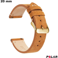 Armband echtes Leder 20mm edles Polarbraun günstig