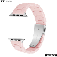 Armband Roze van 22 mm Hars Apple Watch van hoge kwaliteit