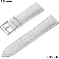 Armband Fossil original Echtes Leder Weiß Smartwatch günstig