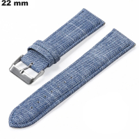 Uhrenarmband Nylon 22mm Blau: Schnelle Lieferung