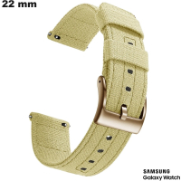 Textilarmband Beige Samsung 22mm für Uhr: Bester Preis