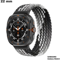 Verkauf von schwarzem Samsung Nylon-Uhrenarmband ergonomisch 22 mm