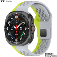Armband Uhr Grau Samsung Gummi 22 mm - Versand in 24h