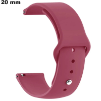 Bracelet Violet montre 20mm Caoutchouc