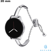 Armband Uhr Silber 20mm Haylou Edelstahl von hoher Qualität