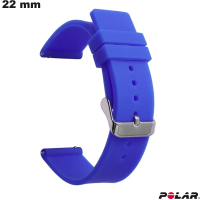 Armband 22 mm Polar Blau Silikon Uhr # Premium-Qualität