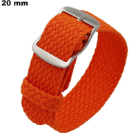 Verkauf von orangefarbenen minimalistischem NATO-Uhrenarmband aus Stoff 20mm
