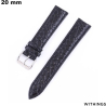 Echtes Lederarmband Schwarz für Withings-Uhr 20mm günstig