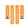Buy 22 mm Orange Fossil Silicone Smartwatch Bracelet