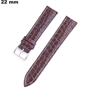 Armband Braunes 22 mm Uhr Echtes Leder ● Versandkosten 3,99€