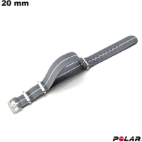 Bracciale in Nylon Polar Grigio 20mm per smartwatch | Spedizione in 24h