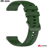 Bracciale Verde 20 mm smartwatch Huawei in Caucciu di qualità