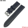 Bracciale in vera pelle nera smartwatch 22 mm OnePlus economico