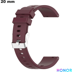 Braccialetto Rosso 20 mm orologio Honor Caucciù