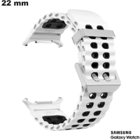 Weißes Samsung Smartwatch-Armband 22 mm Surf Silikon von hoher Qualität