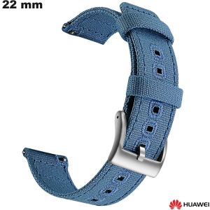 Armband Huawei für Uhr 22mm Blaues Gewebe | Schnelle Lieferung
