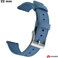 Armband Huawei für Uhr 22mm Blaues Gewebe | Schnelle Lieferung