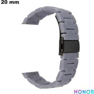 Armband 20 mm Grau für Smartwatch Resine Honor | Kostenloser Versand Armband 20 mm Grau für Smartwatch Resine Honor | Kostenloser Versand