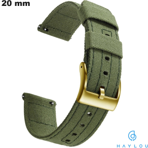Verkauf Smartwatch-Armband Grün 20mm Haylou Stoff