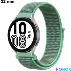 Bracelet de montre intelligente Vert Nylon Honor 22 mm