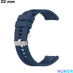 Bracelet Honor Caoutchouc de smartwatch Bleu 22mm