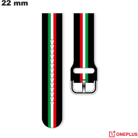 Acquista Bracciale Nero 22 mm OnePlus in Silicone per orologio Italia