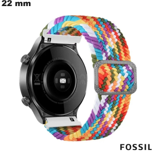 Acheter Bracelet Multicolore extensible smartwatch 22 mm Fossil