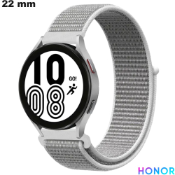 Braccialetto Grigio 22 mm Nylon per orologio Honor