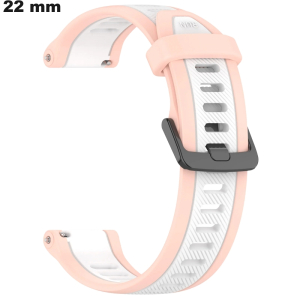 Bracelet 22 mm Caoutchouc Rose pour montre : Frais de Port 3,99€