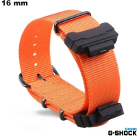 Armband 16 mm Oranje Tissu Casio G-Shock goedkope horloge